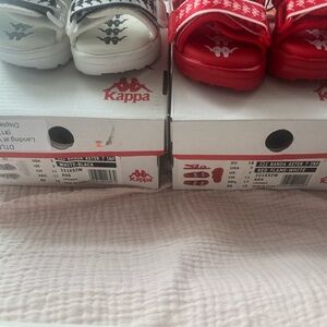 Kappa Kids Sandals - Red Flame and White brand new 25$ for both